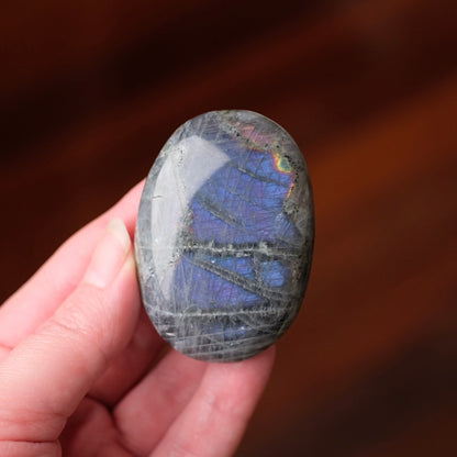 Purple Labradorite Palm | Labradorite Crystal Palm
