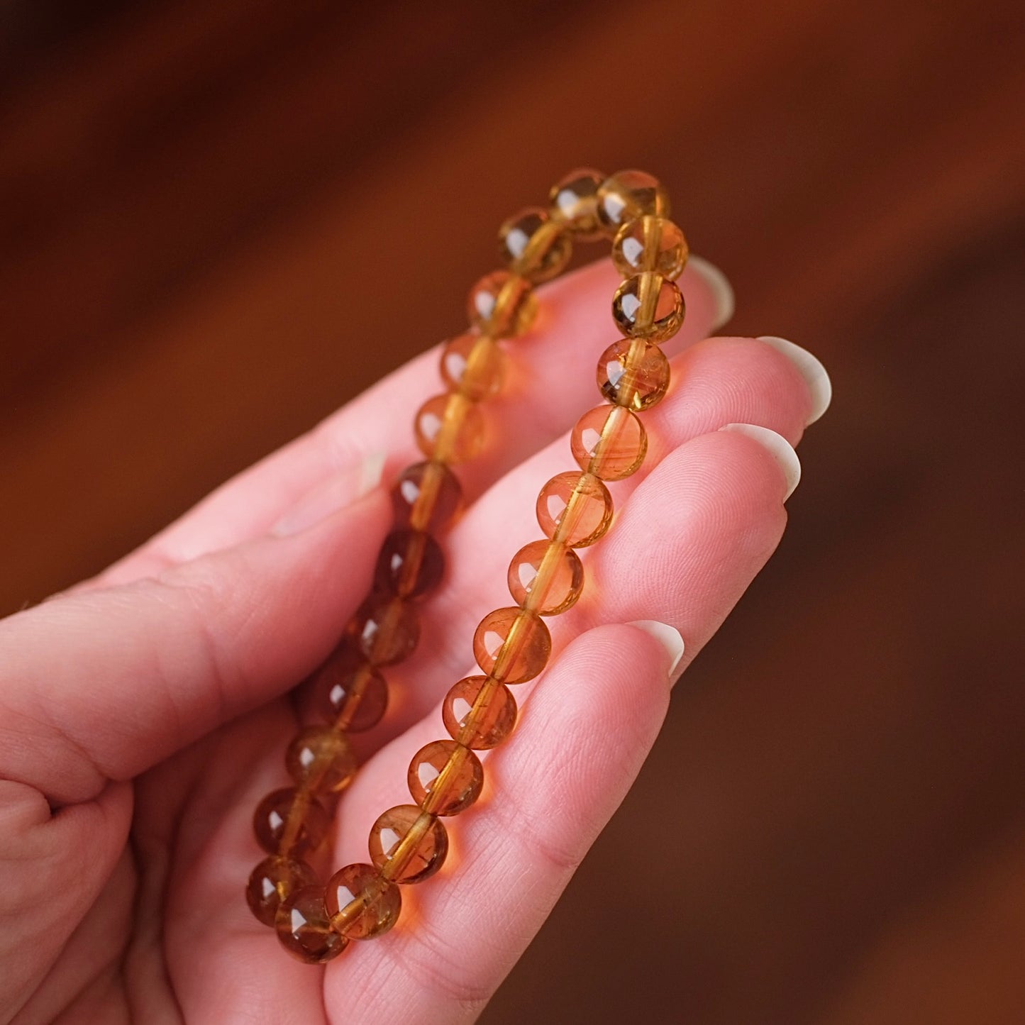 Golden Citrine Bracelet | Citrine Crystal Bracelet