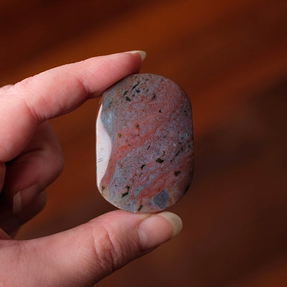 Ocean Jasper Palm | Sea Jasper Crystal Palmstone