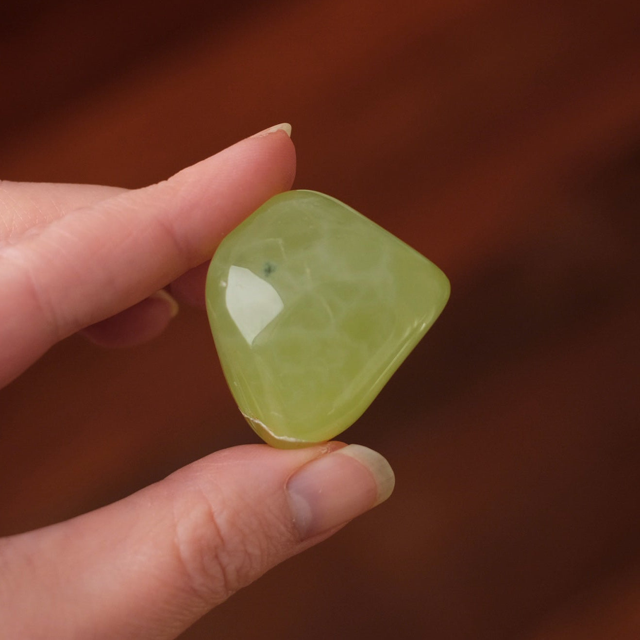 Australian Prehnite Freeform | Polished Prehnite Crystal