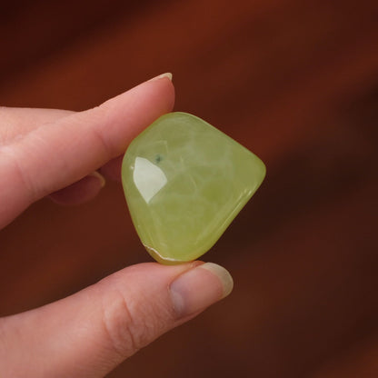 Australian Prehnite Freeform | Polished Prehnite Crystal