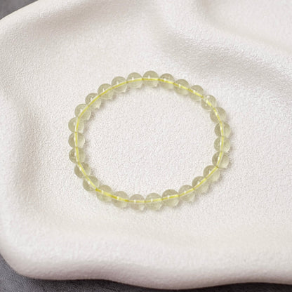 Libyan Desert Glass Bracelet | Crystal Stretch Bracelet