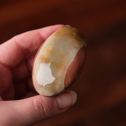 Polychrome Jasper Palm | Jasper Crystal Palmstone