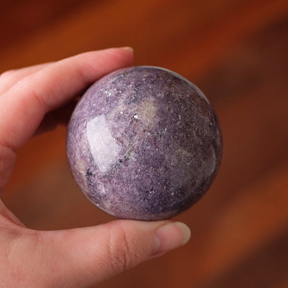 Lepidolite Sphere | Purple Lepidolite Crystal Sphere