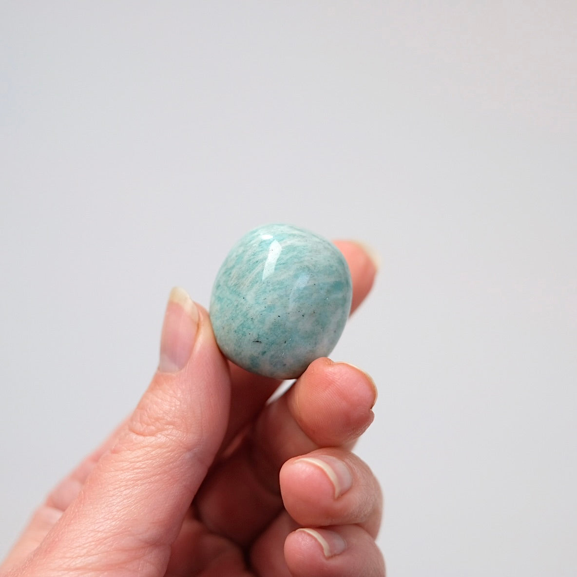Set of 3 Amazonite Tumbles | Amazonite Tumbled Crystal