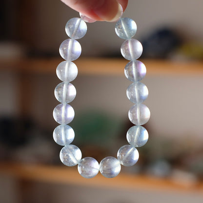 Icy Aquamarine Bracelet | Crystal Stretch Bracelet
