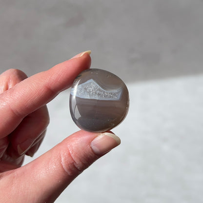 Agate Pocket Stone | Quartz + Agate Crystal Tumble