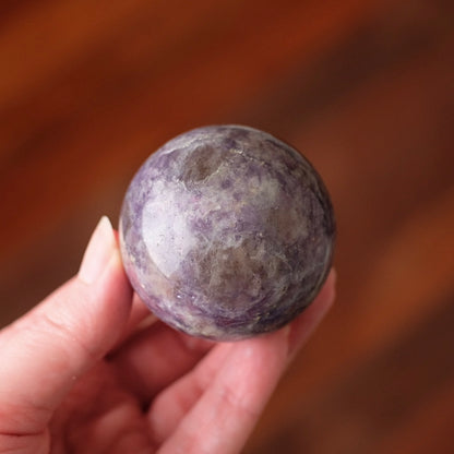 Unicorn Stone Sphere | Lepidolite Pink Tourmaline Crystal Sphere