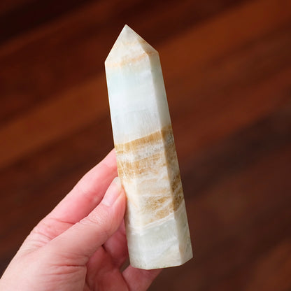 Caribbean Calcite Tower | Blue Calcite Aragonite Point