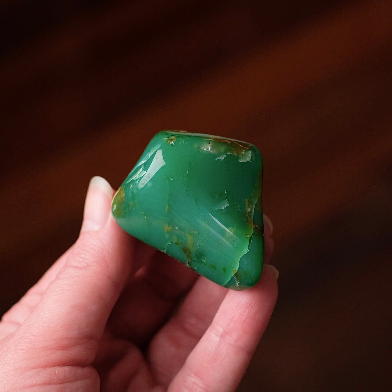 Australian Chrysoprase Freeform | Polished Chrysoprase Crystal