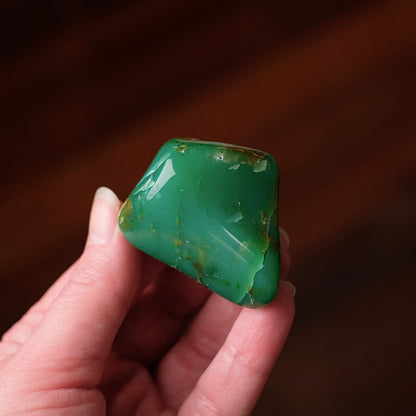 Australian Chrysoprase Freeform | Polished Chrysoprase Crystal