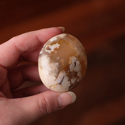 Flower Agate Palm | Flower Agate Crystal Palm Stone