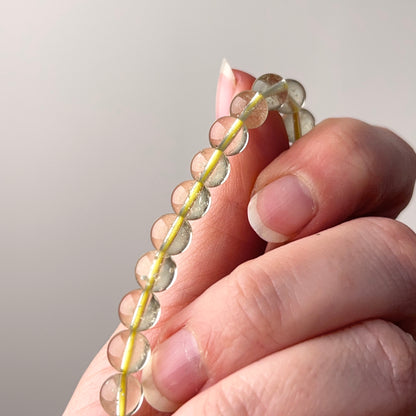 Libyan Desert Glass Bracelet | Crystal Stretch Bracelet