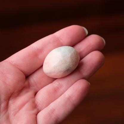 Bicolour Morganite & Aquamarine Tumble | Tumbled Crystal