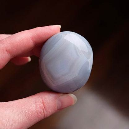 Banded Agate Palm | Agate Crystal Palm Stone