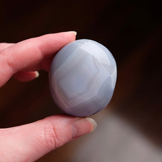 Banded Agate Palm | Agate Crystal Palm Stone