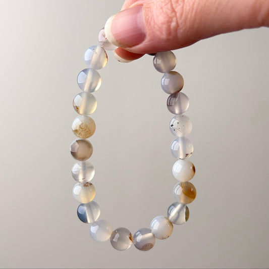 Montana Agate Bracelet | Dendritic Agate Crystal Bracelet