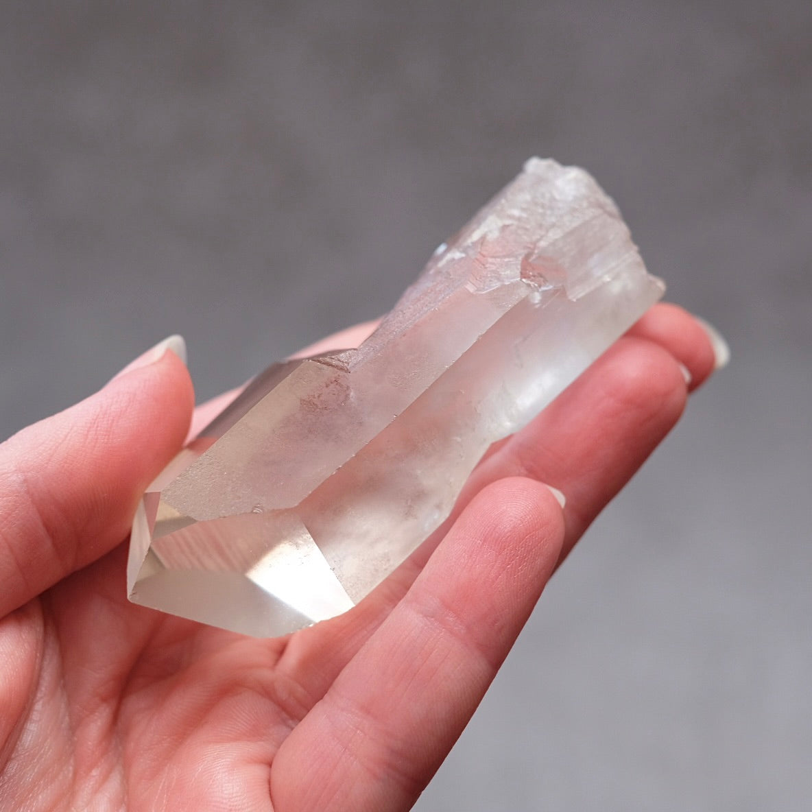 Smokey Lemurian Quartz Point | Lemurian Crystal Point With Keys