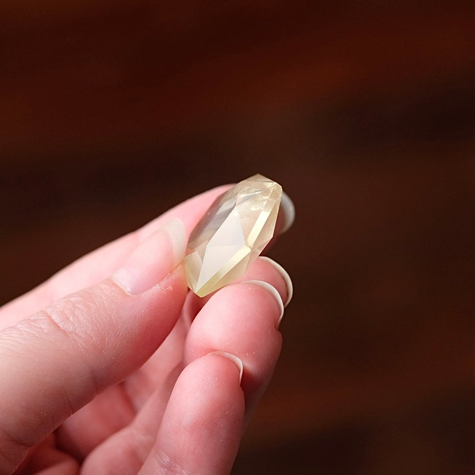 Lemon Citrine Hexagon | Crystal Jewel | Star of David