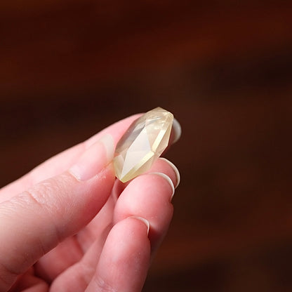 Lemon Citrine Hexagon | Crystal Jewel | Star of David