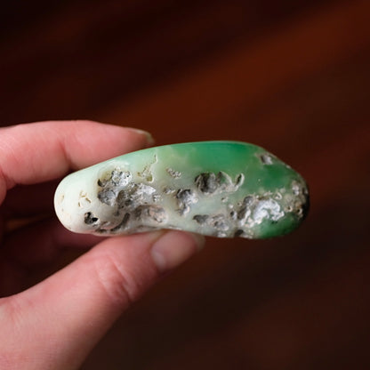 Australian Chrysoprase Freeform | Polished Chrysoprase Crystal