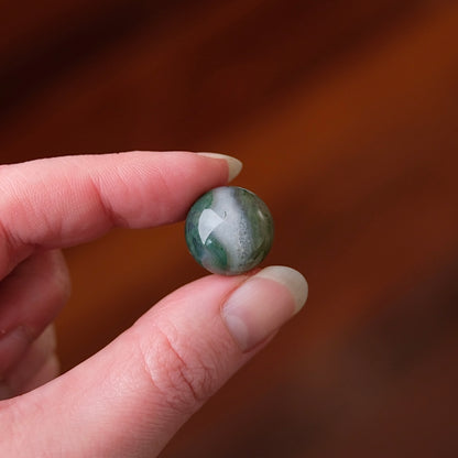 Moss Agate Mini Sphere | Moss Agate Crystal Sphere