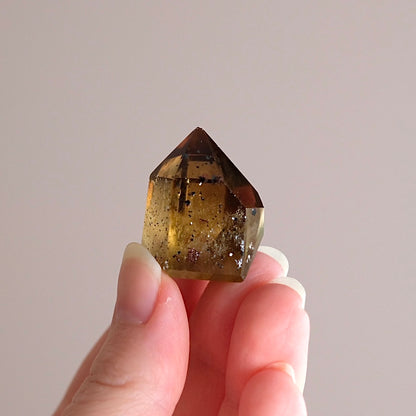 Rare Harlequin Citrine Point | Natural Cognac Citrine Crystal Tower