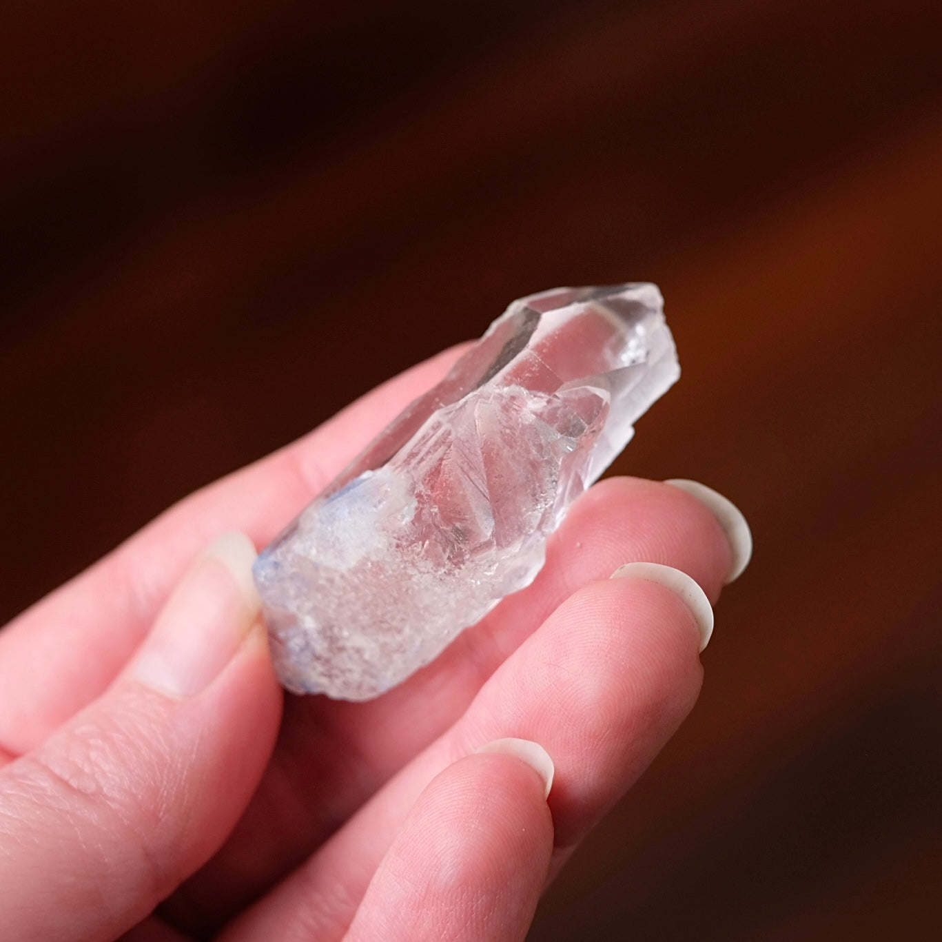 Dumortierite in Quartz Specimen | Quartz Crystal Point
