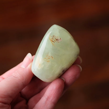 Australian Prehnite Freeform | Polished Prehnite Crystal