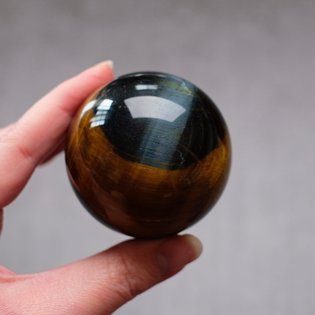 Blue Tiger Eye Sphere | Hawks Eye Crystal Sphere