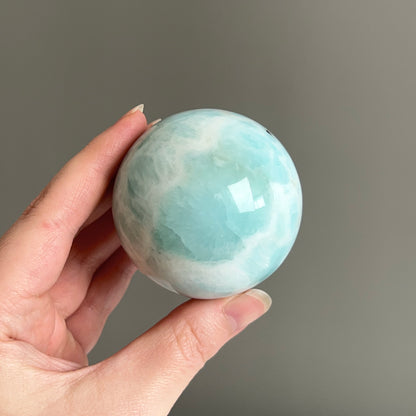 Blue Aragonite Sphere | Polished Aragonite Crystal Sphere