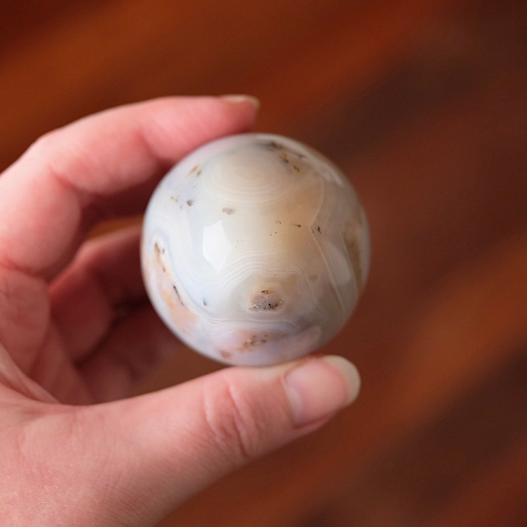 Agate Egg | Dendritic Agate Crystal Egg