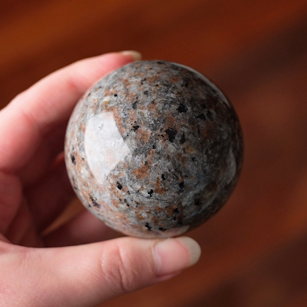 Yooperlite Sphere | UV Reactive Yooperlite Crystal Sphere