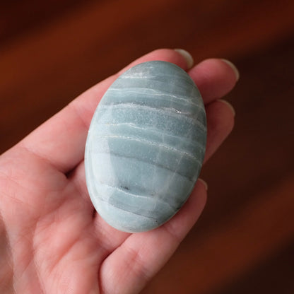 Azumar Palm | Sky Blue Caribbean Quartz | Crystal Palmstone