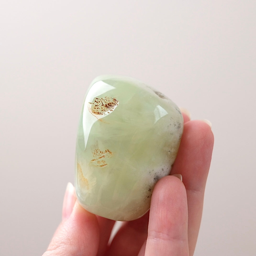 Australian Prehnite Freeform | Polished Prehnite Crystal