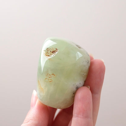 Australian Prehnite Freeform | Polished Prehnite Crystal