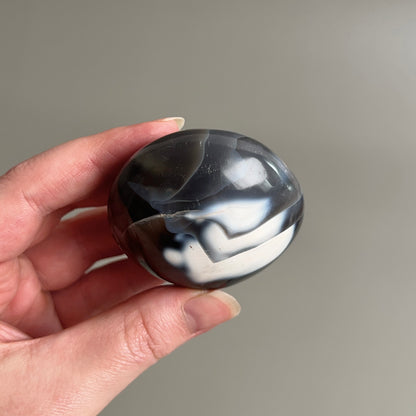 Orca Agate Palm | Agate Crystal Palm Stone