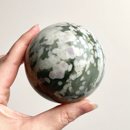 Peace Jade Sphere | Peace Jasper Crystal Sphere