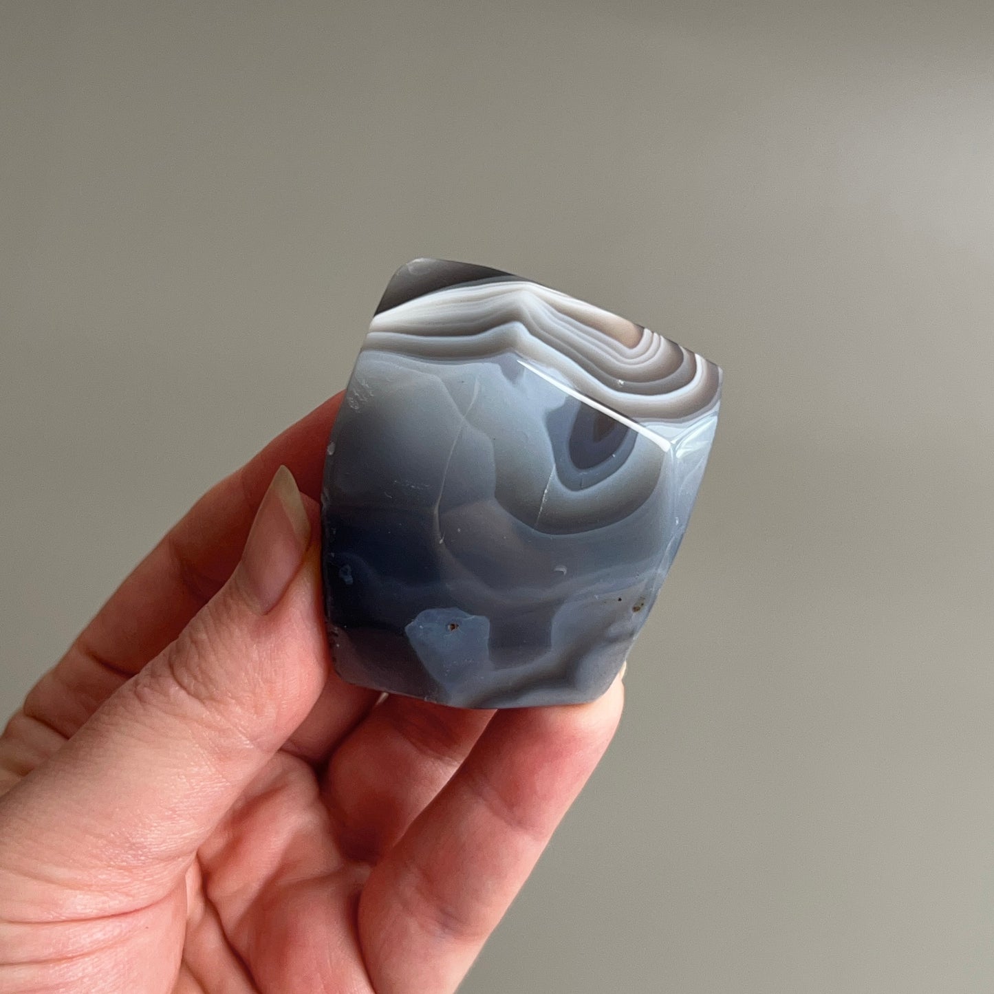 Botswana Agate Freeform | Faceted Crystal Freeform