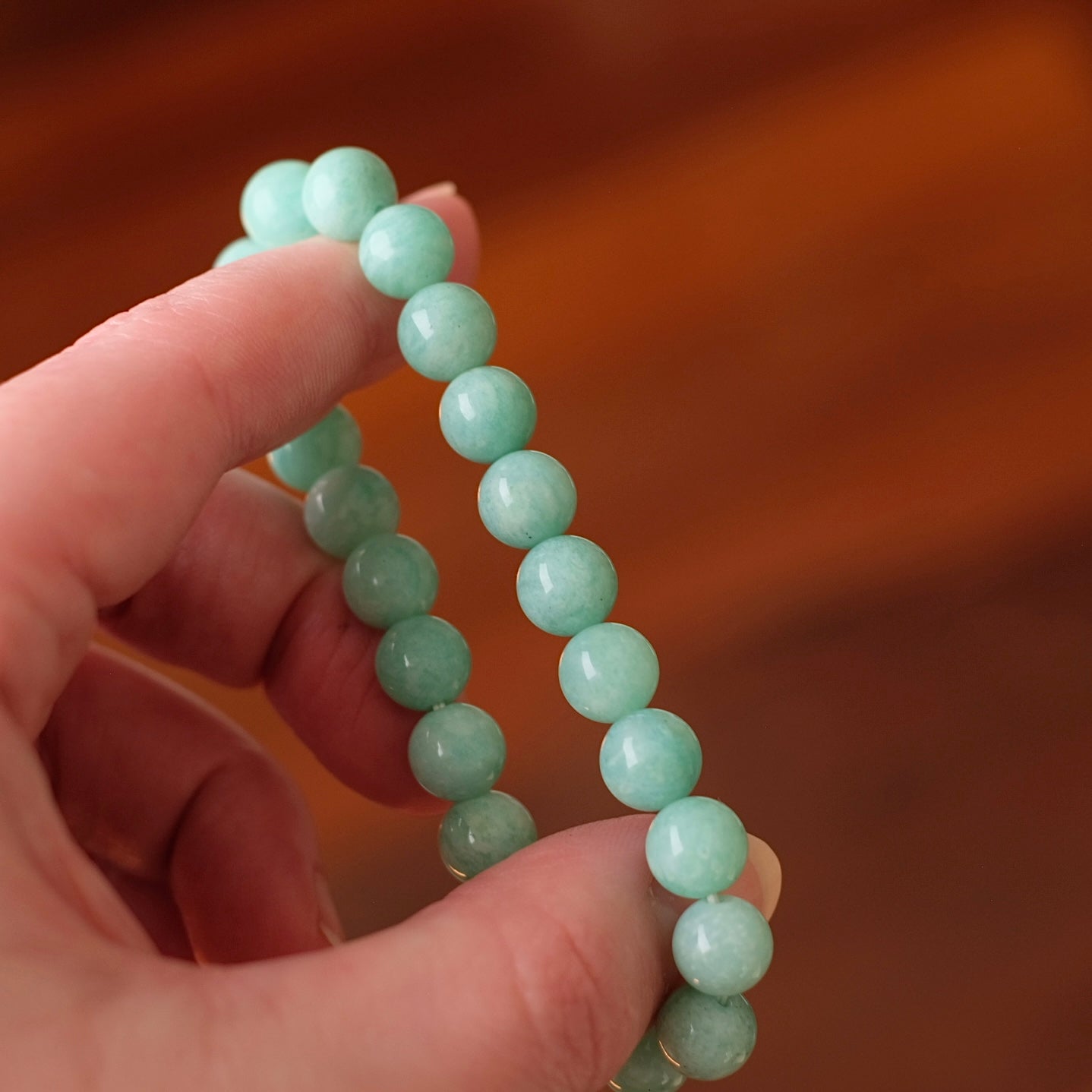 Amazonite Bracelet | Amazonite Crystal Stretch Bracelet