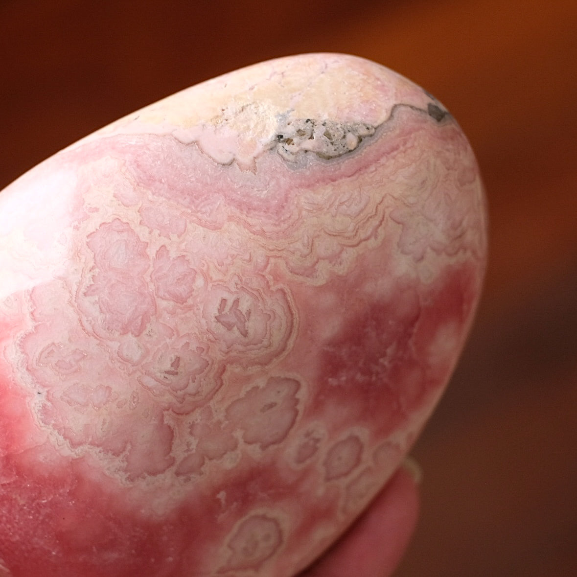 Rhodochrosite Freeform | Polished Rhodochrosite Crystal H