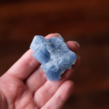 Blue Calcite Specimen | Raw Calcite Crystal Cluster