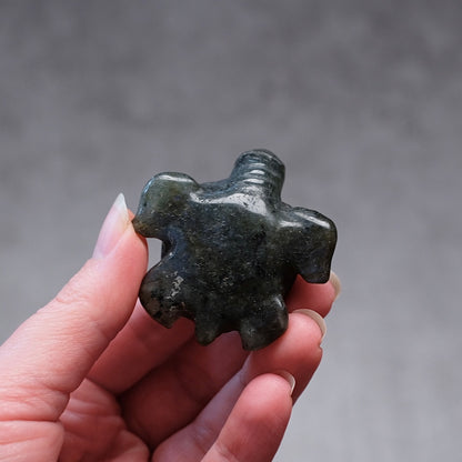Labradorite Turtle Carving | Crystal Animal | Crystal Turtle