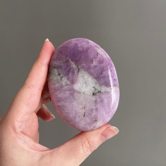 Rare Kunzite Palm | Large Pink Kunzite Crystal Palm