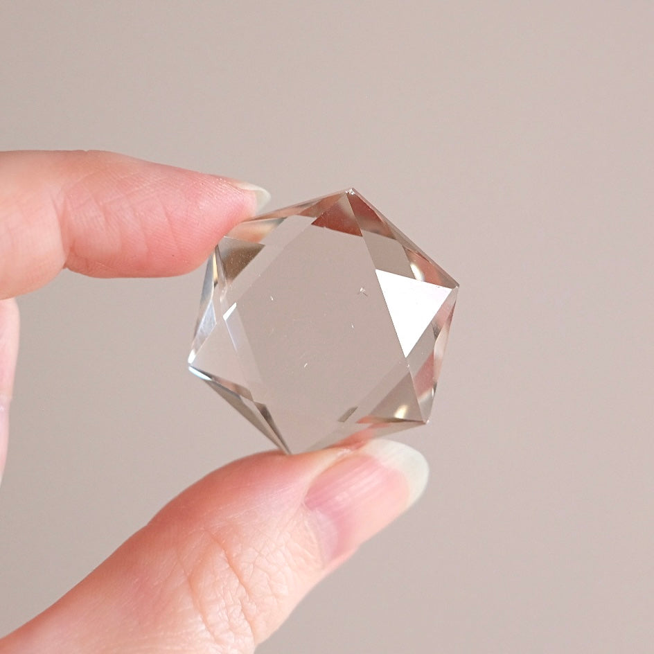 Smokey Quartz Hexagon | Crystal Jewel | Star of David