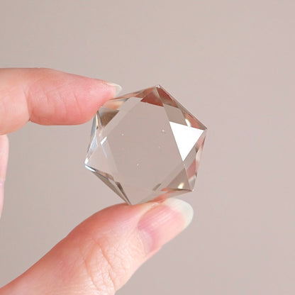 Smokey Quartz Hexagon | Crystal Jewel | Star of David