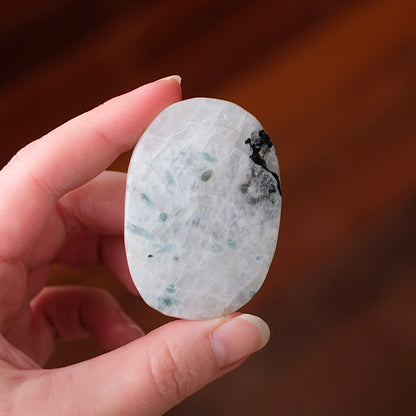 Moonstone & Aquamarine Palm | Moonstone Crystal Palm