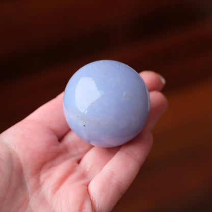 Blue Chalcedony Sphere | Chalcedony Crystal Sphere