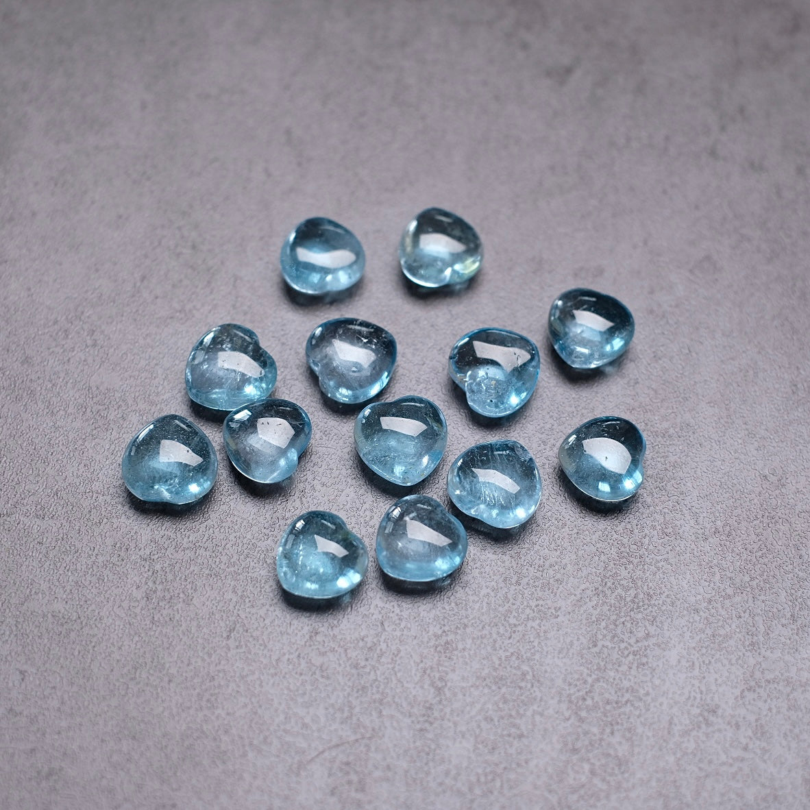 Rare Blue Topaz Heart | Mini Topaz Crystal Hearts