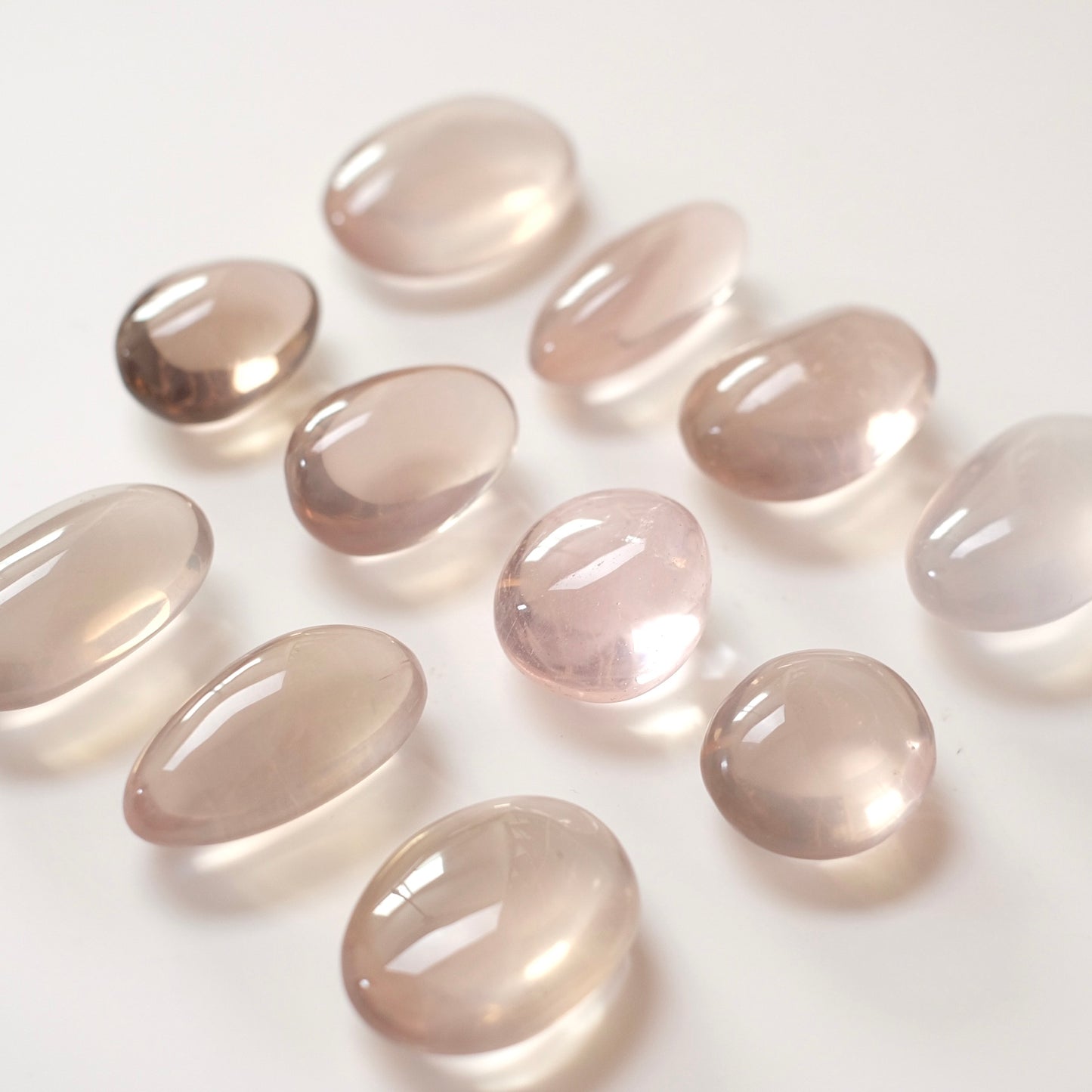 Champagne Rose Quartz | Star Rose Crystal Pocket Stones
